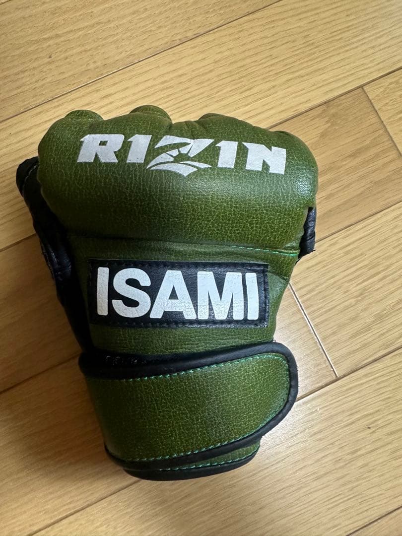 ア*読様 RIZINオープンフィンガーグローブsサイズ