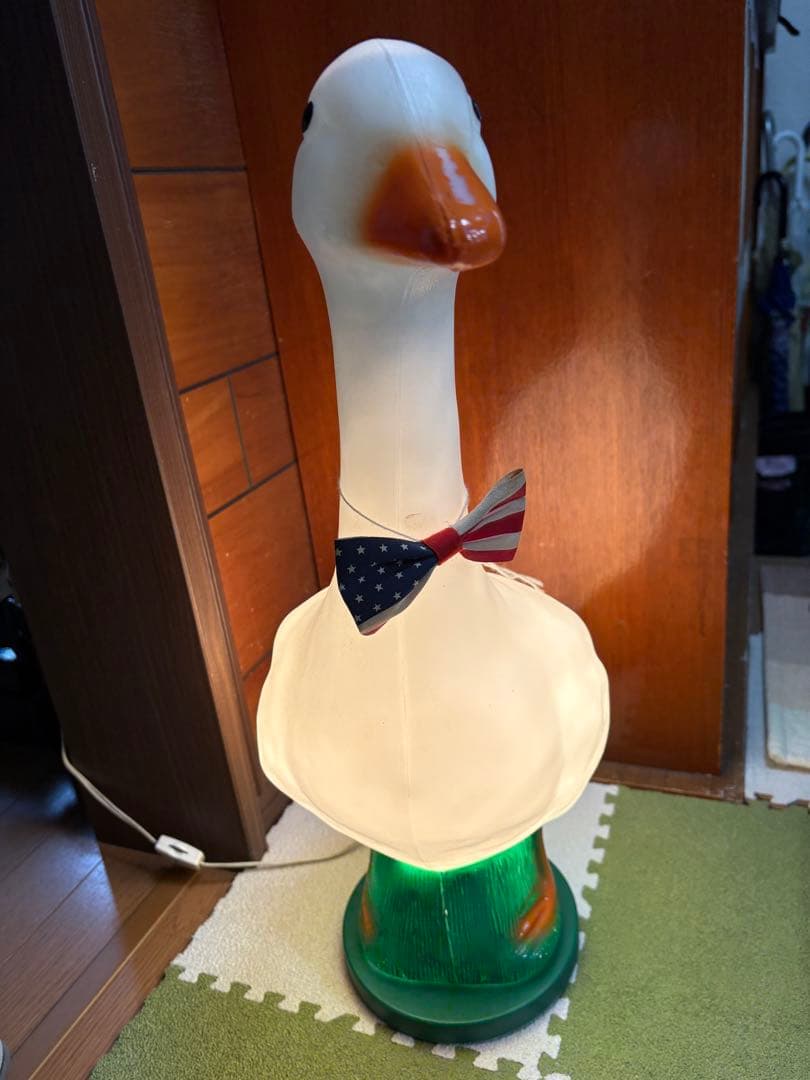 希少　アヒル型ヴィンテージランプ　昭和レトロ