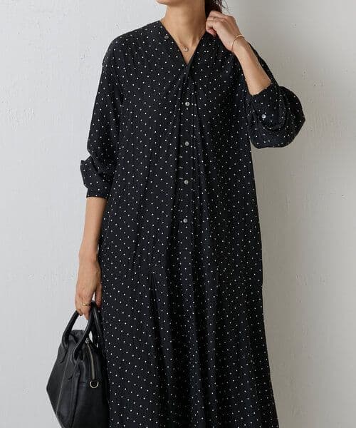 BEARDSLEYのドットワンピース（0サイズ）