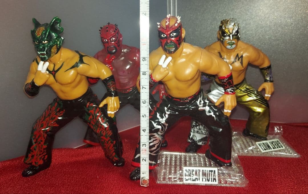プロレス フィギュア GREAT MUTA グレート ムタ 4体まとめ売り