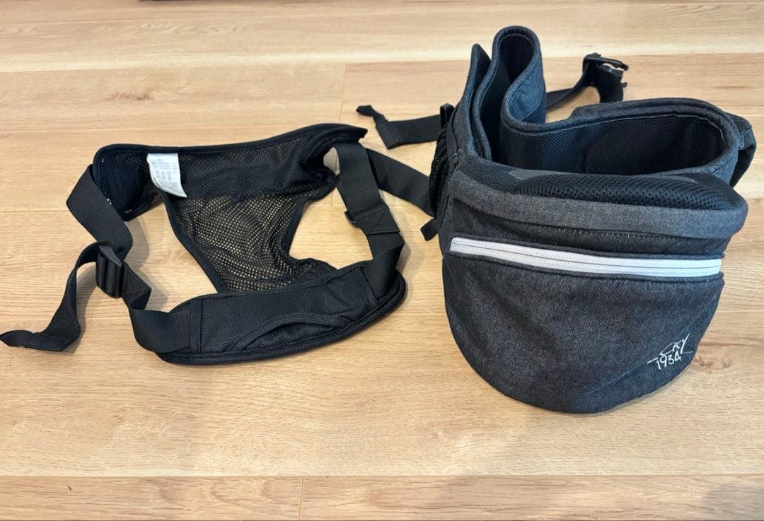 ポルバン ヒップシート アドバンス　1934 シングルショルダー デニムブラック