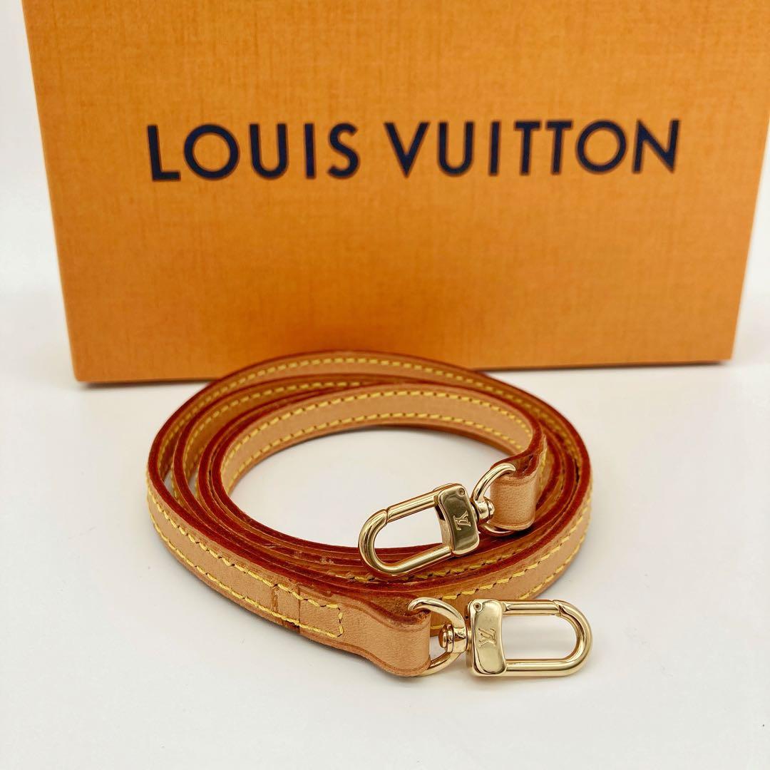 極美品 ルイヴィトン ショルダーストラップ ベルト 肩紐 ヌメ革 1.2×110
