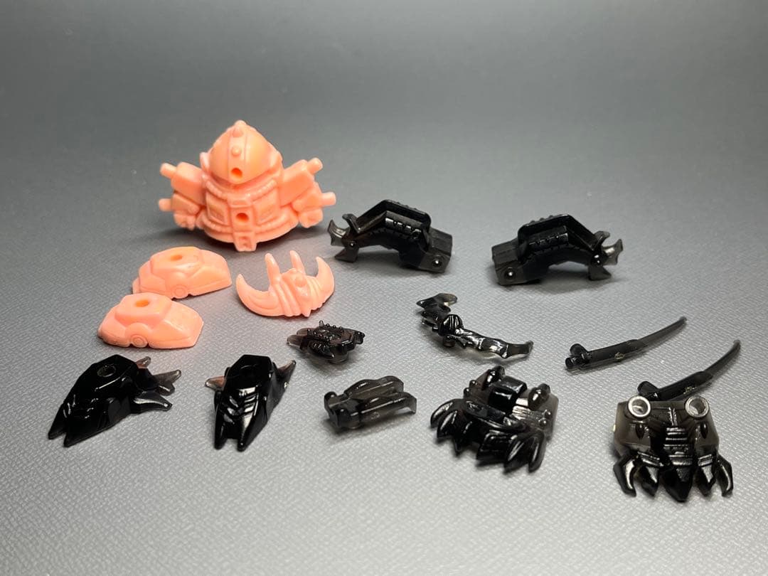 ガン消し　復活闇将軍　肌色　闇の欠片セット　SDガンダム 消しゴム