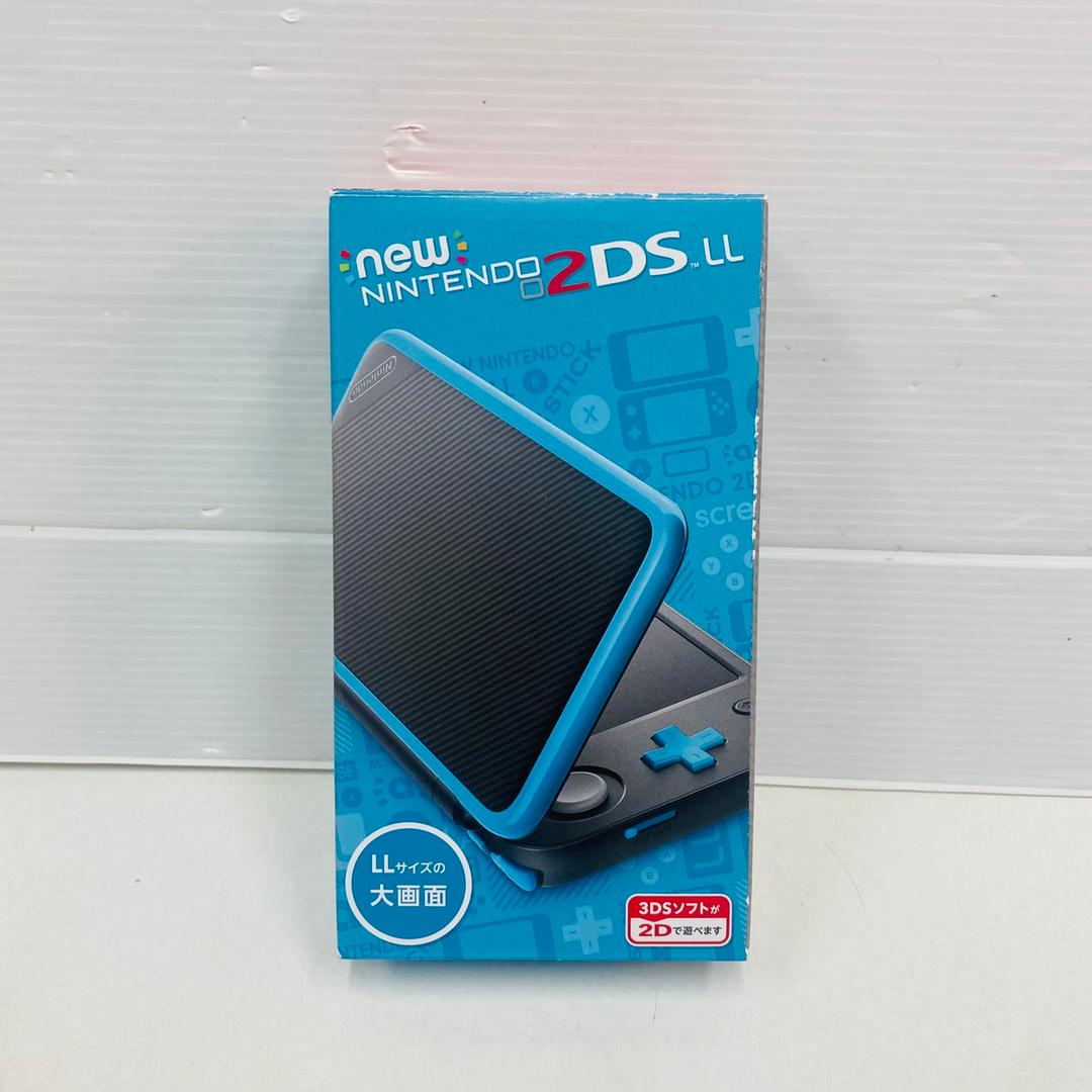 ★未使用品★極美品Newニンテンドー2DS LLブラック×ターコイズ生産終了　訳