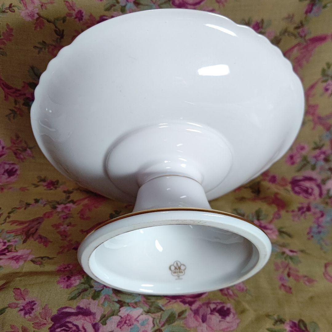 大倉陶園 小花散らし コンポートとカップ&ソーサーペア