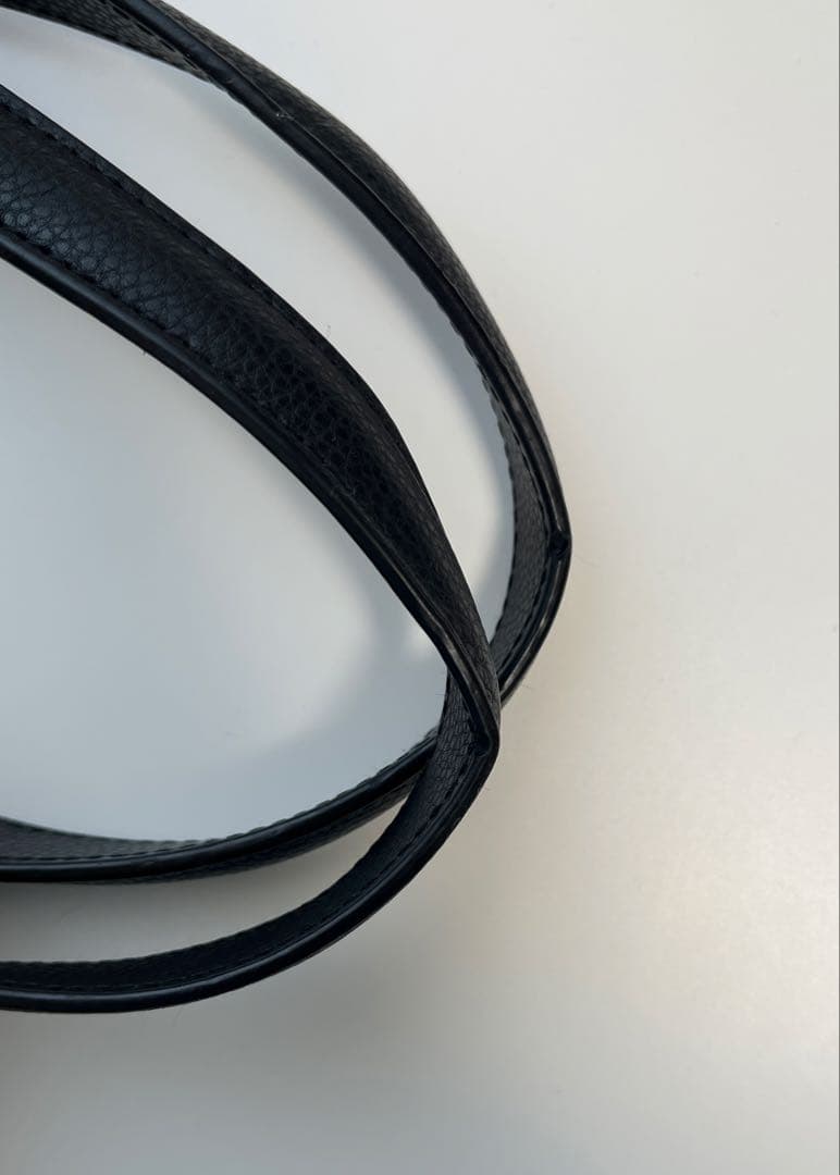 【A4サイズ対応】アニエスベー　ナイロン製ビジネスバッグ　ブラック