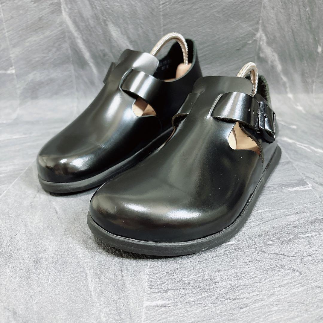 ☆*☆様 試着のみ ビルケンシュトック ロンドン レザー コンフォート ブラック