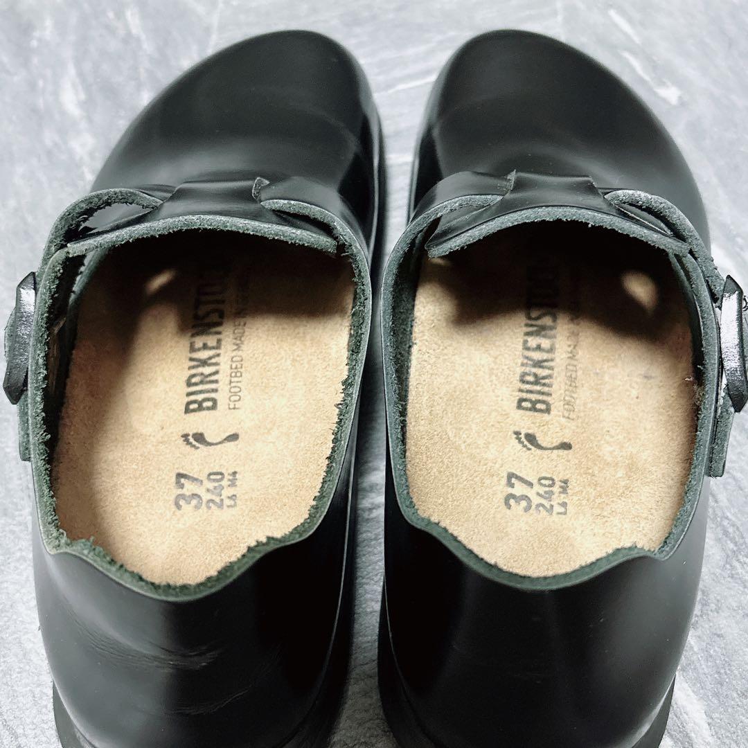 ☆*☆様 試着のみ ビルケンシュトック ロンドン レザー コンフォート ブラック