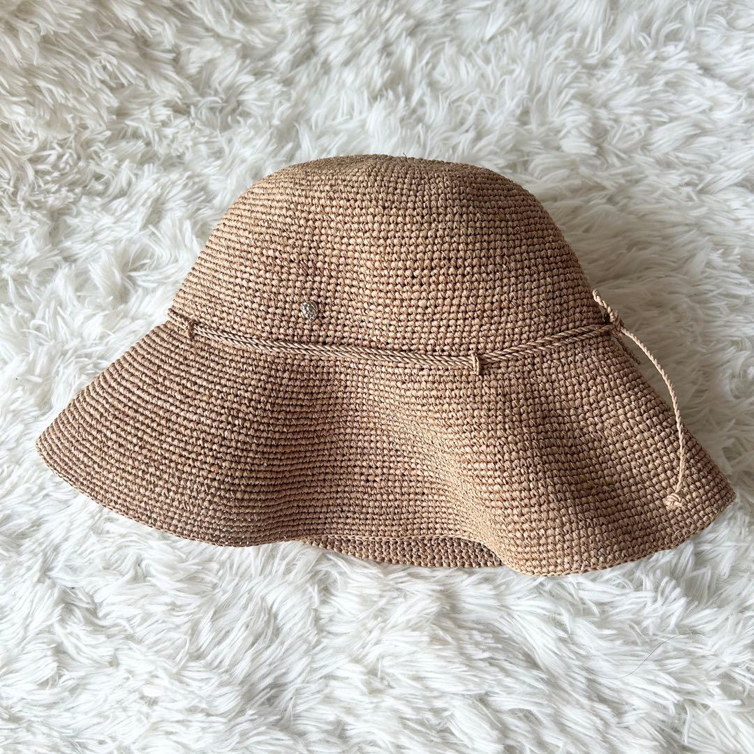 美品✨ヘレンカミンスキー プロヴァンス10 麦わら帽子 ヌガー ラフィア