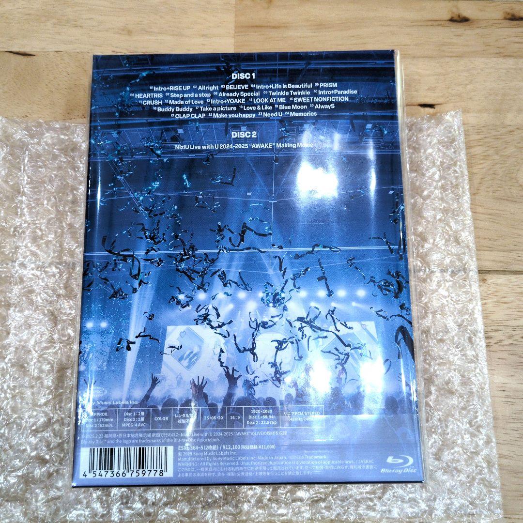 NiziU AWAKE Live with U 2024-2025完全生産限定盤