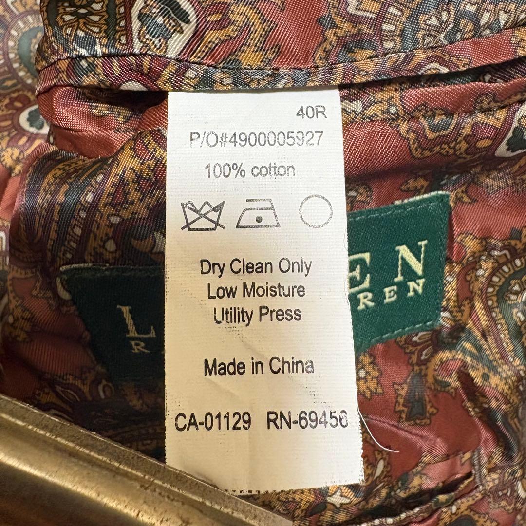 Ralph Lauren Macy’s コーデュロイ　テーラード　ジャケット