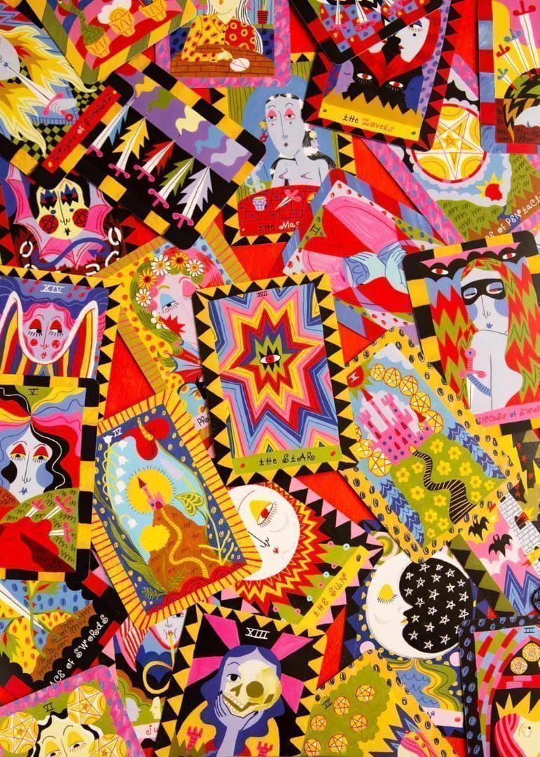 【正規品タロットカード】鮮やかなアート✨パワフルでビビットな現代的タロット