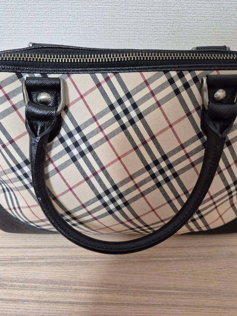 バーバリー　ノバチェックハンドバッグ　ミニボストン　西川ヴィンテージ品