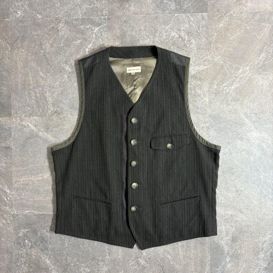 00s ドリスヴァンノッテン ストライプベスト archive 48