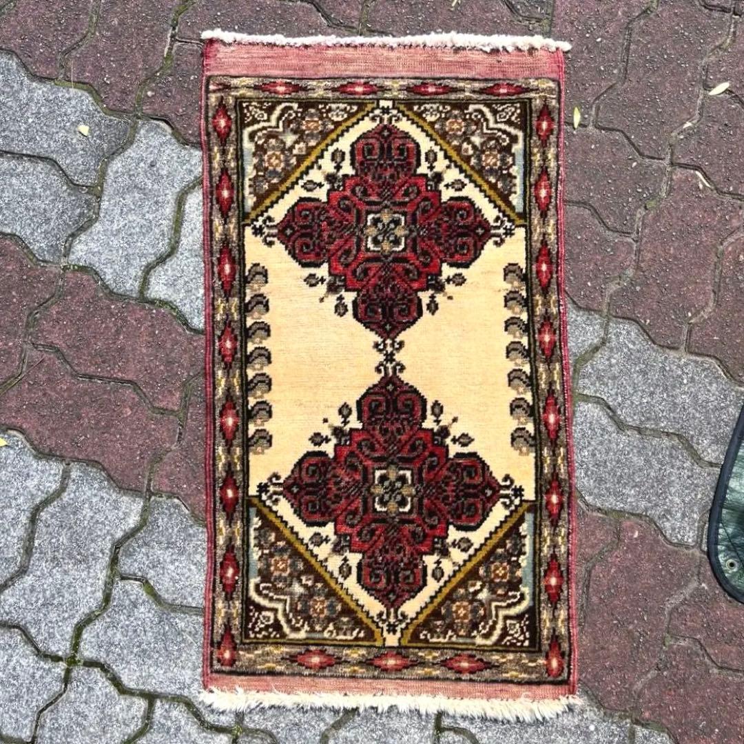 トルクメン 手織り絨毯 ペルシャ ヴィンテージ