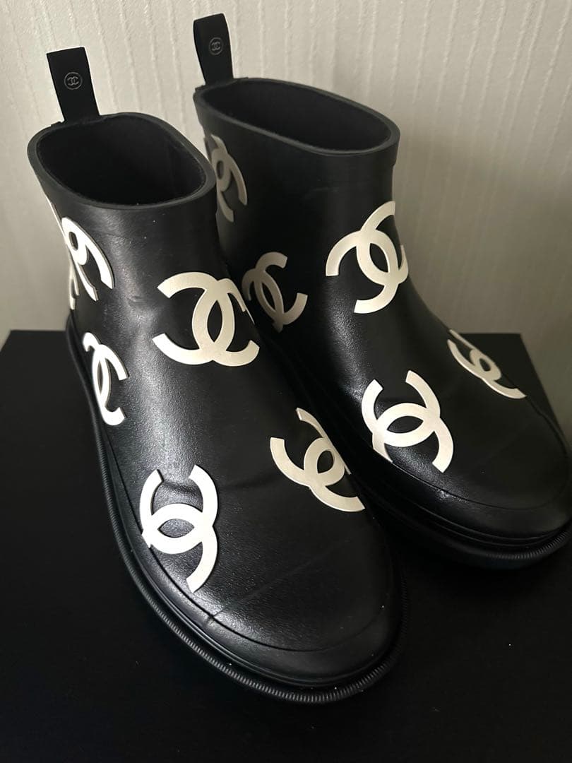 CHANELレインブーツ新品未使用