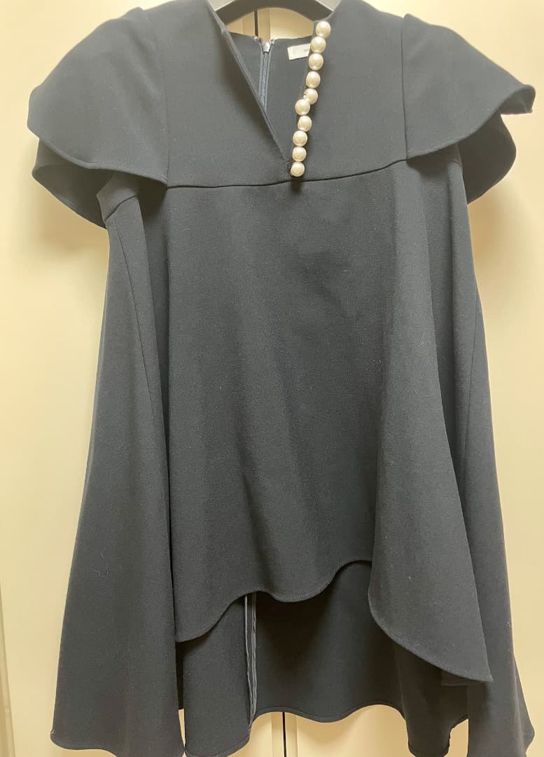 YOKO CHAN ネイビー チュニック 半袖