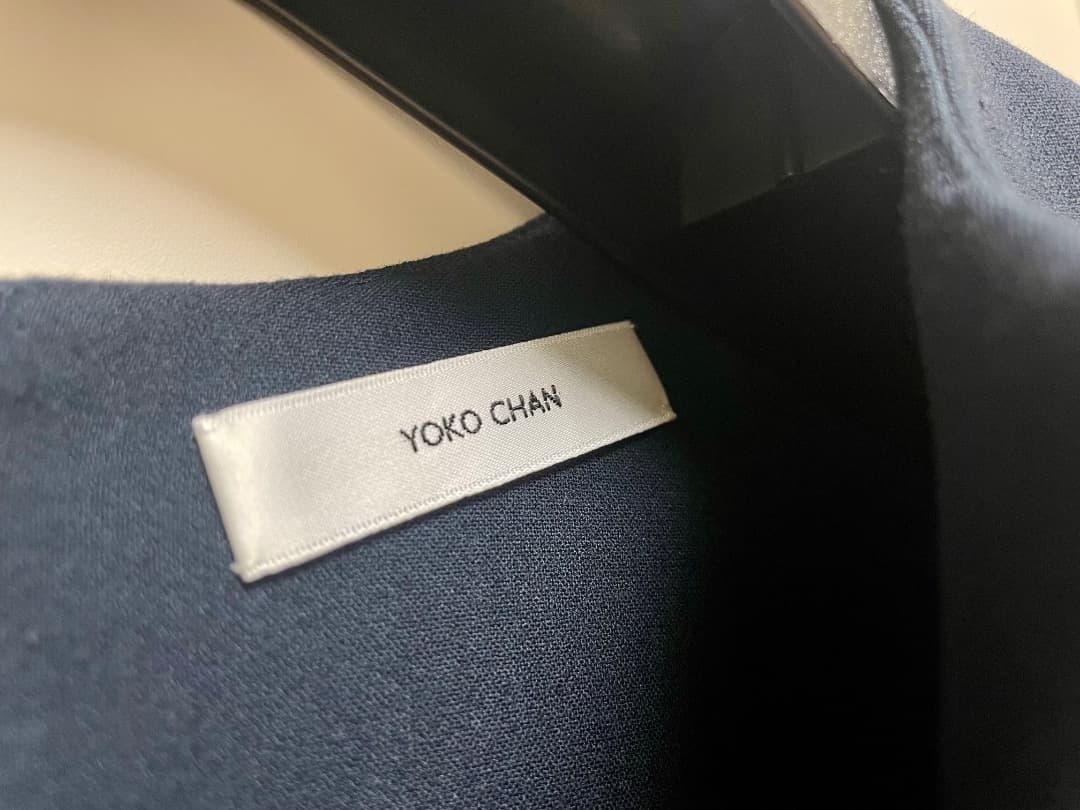 YOKO CHAN ネイビー チュニック 半袖