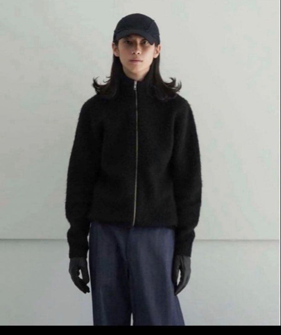 トップス kaiko shaggy zip cardigan