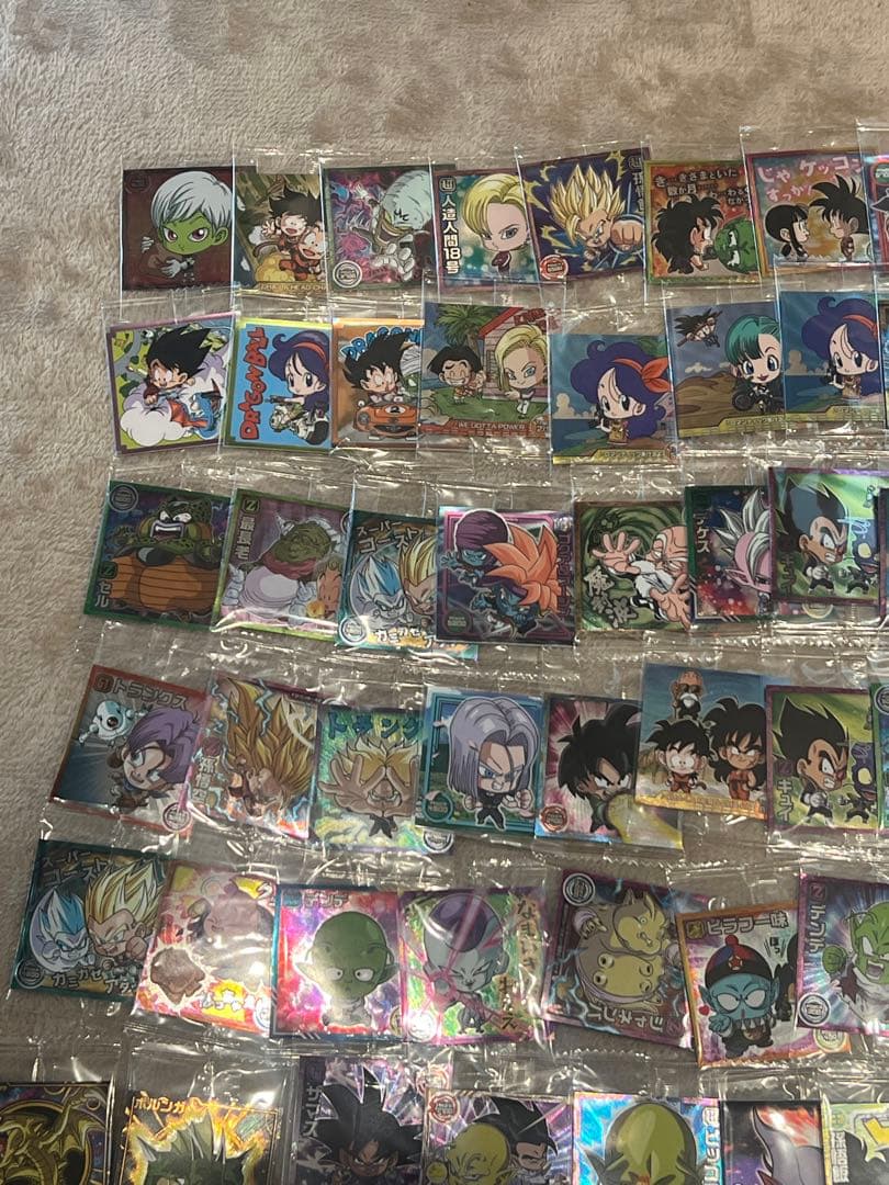 ドラゴンボール ワンピース 鬼滅の刃 シール カード まとめ売り レア多数