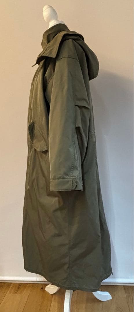 ライナーコート付きオリーブグリーン モッズコート フード付き　38サイズ
