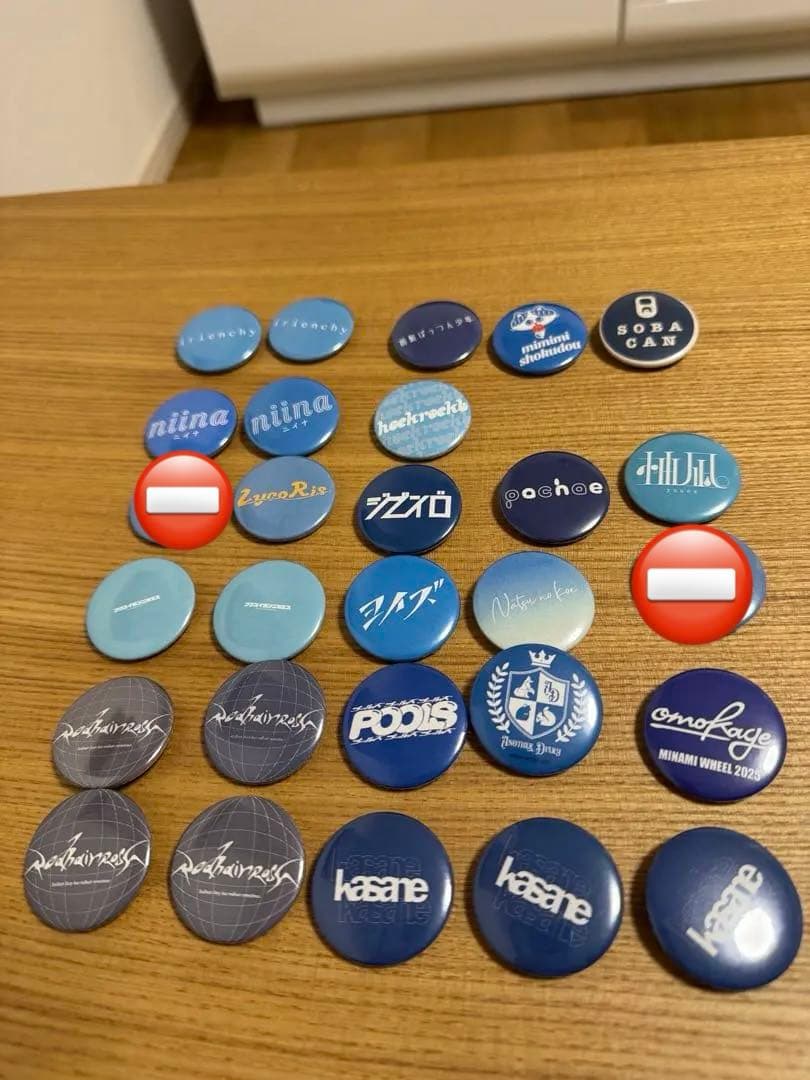 ミナホ缶バッジ　2025 セット2