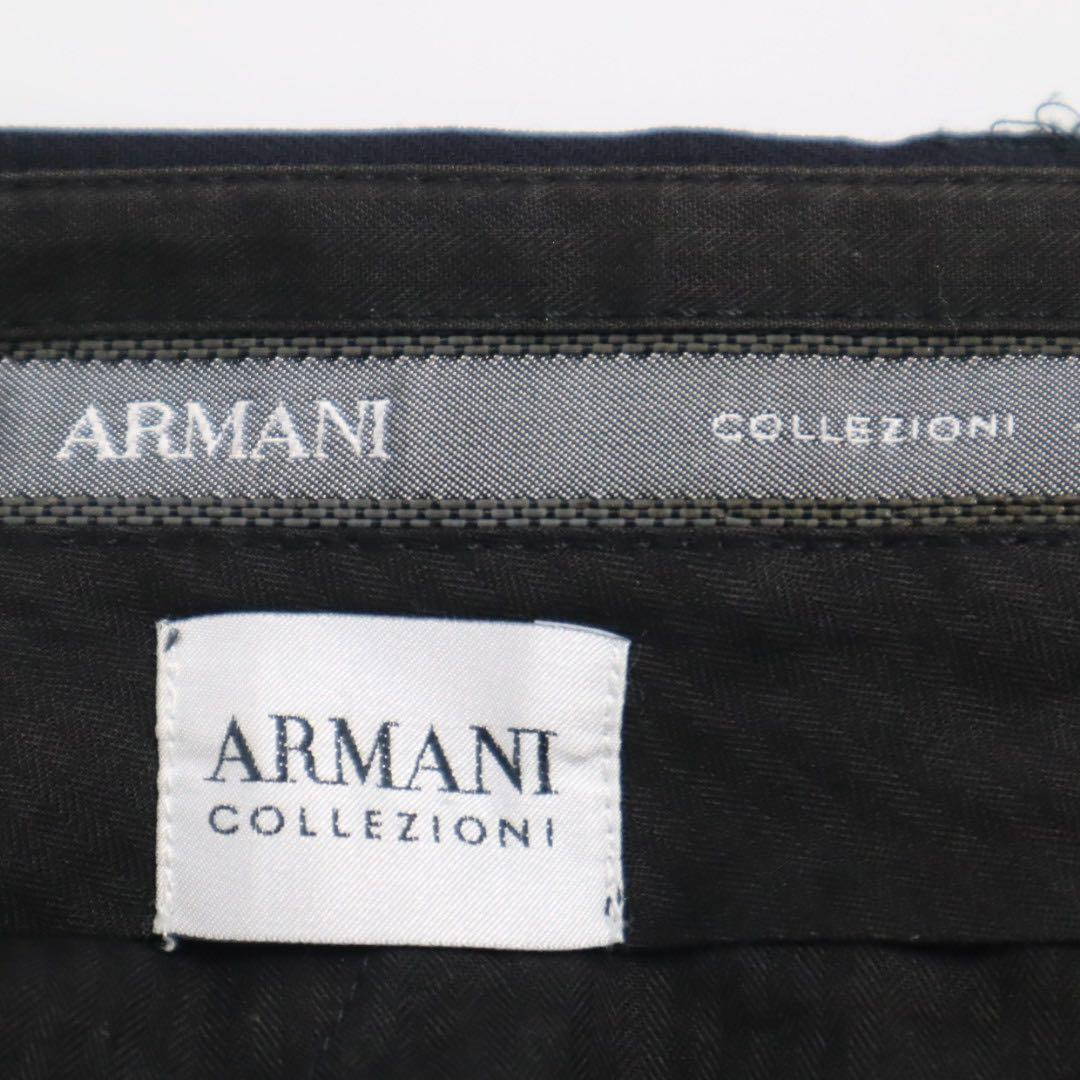 giorgio armani collezioni 2タック ワイドスラックス