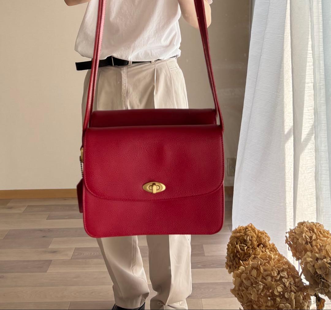 【美品】COACH オールドコーチ　ショルダーバッグ　イタリア　3234-207