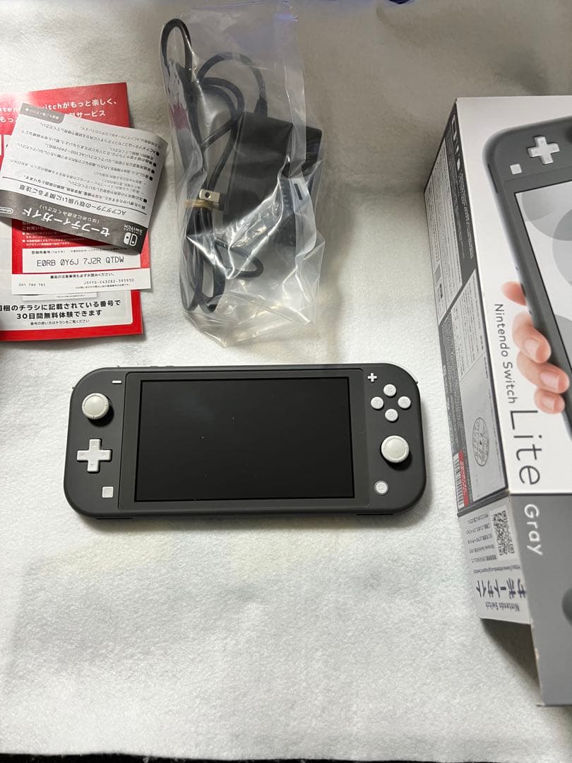 Nintendo Switch Lite グレー 本体 + ゲーム4本