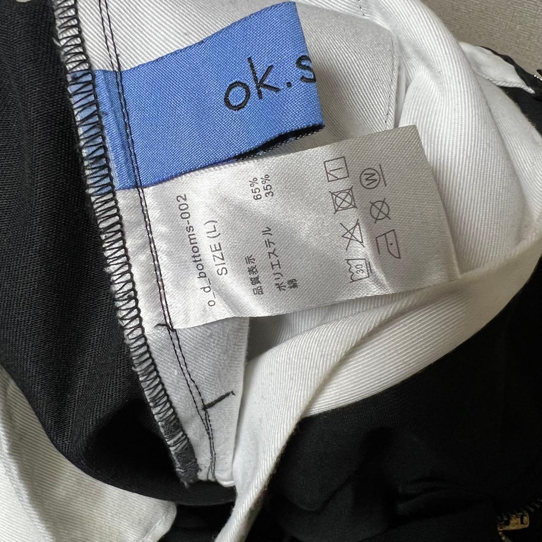 ok.soon×dickies コラボチノ　ブラック