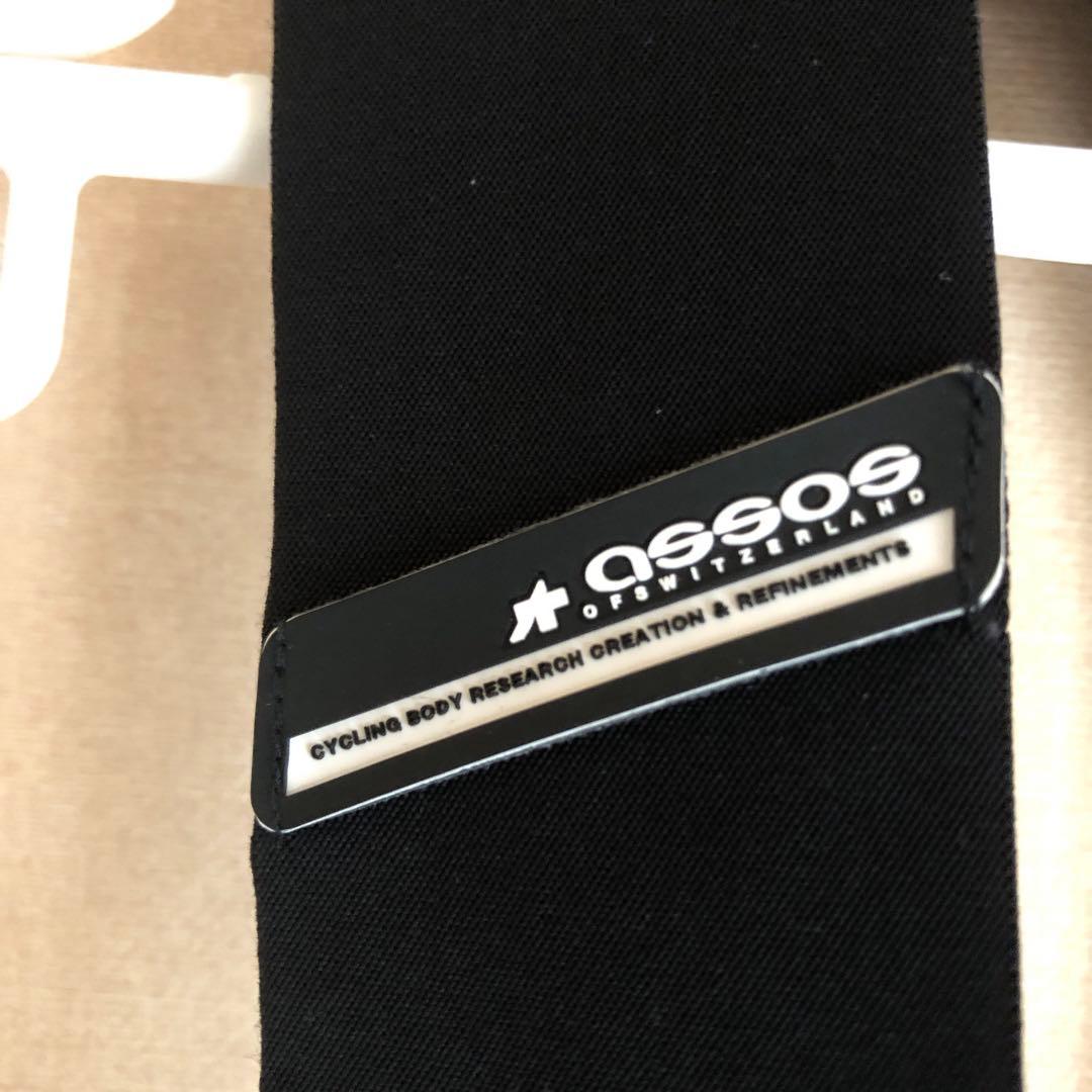 アソス　ASSOS ビブタイツ ブラック アイウェアホルダー付き