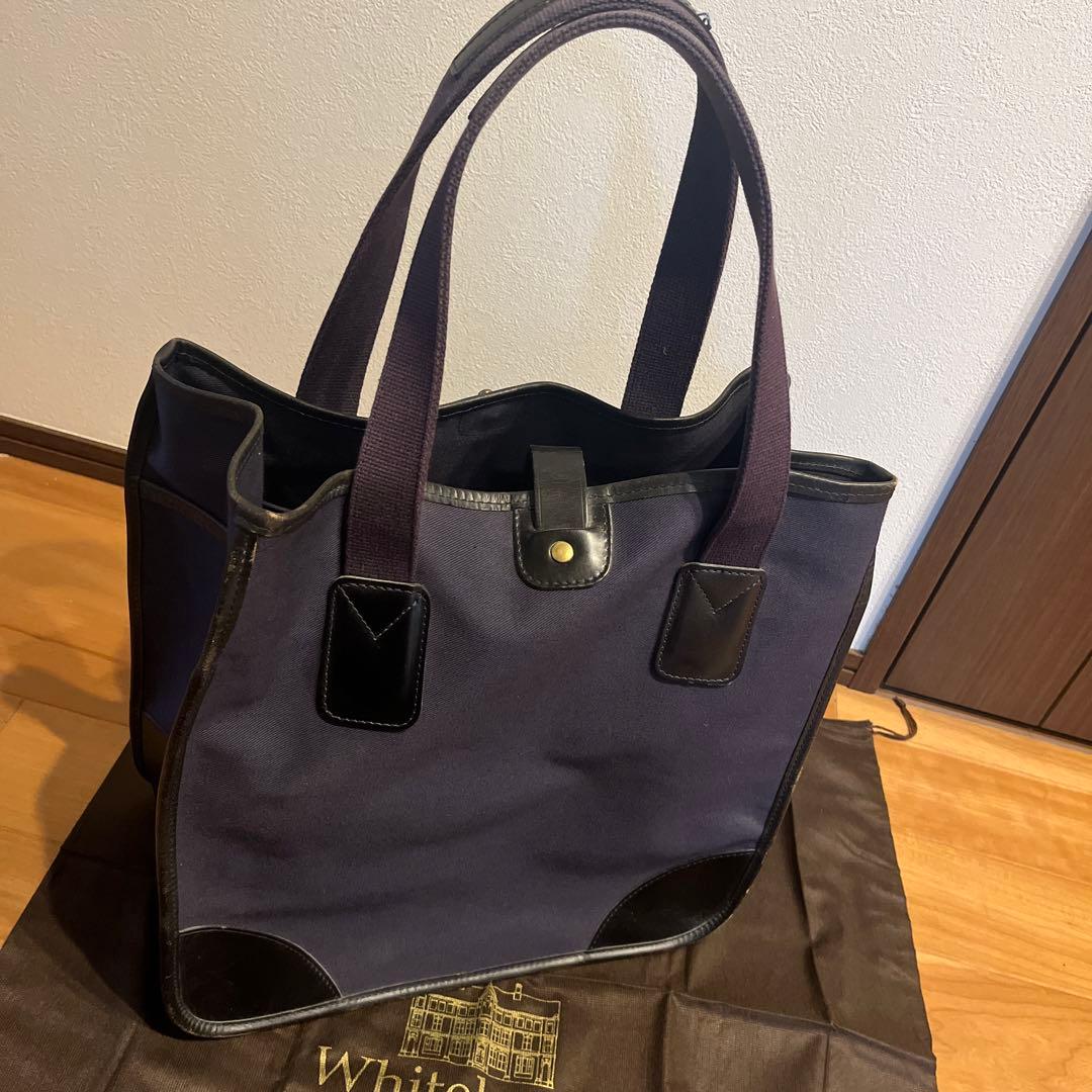 Whitehouse Cox トートバッグ　ネイビー