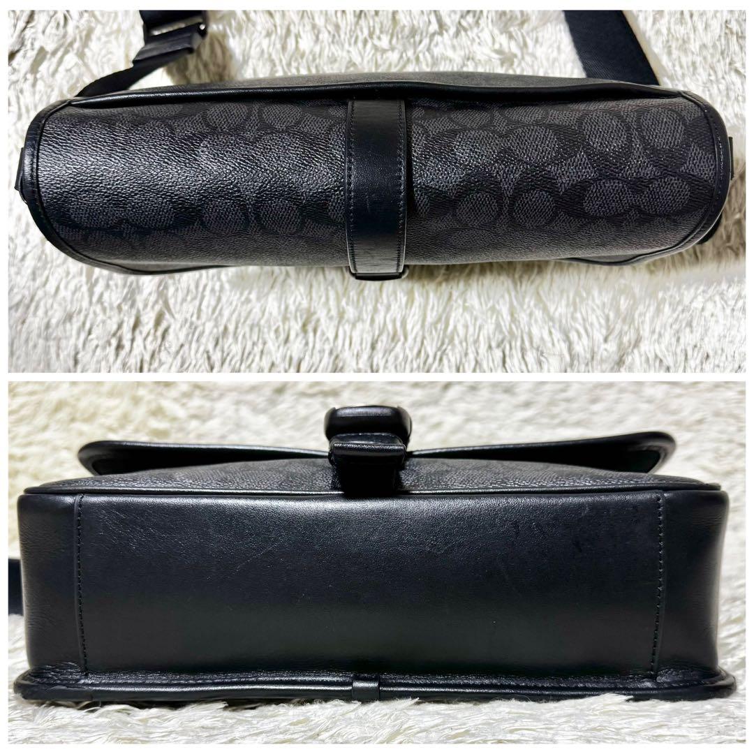 現行　コーチ　リーグ　メッセンジャーバッグ　斜め掛け　シグネチャー　ショルダー