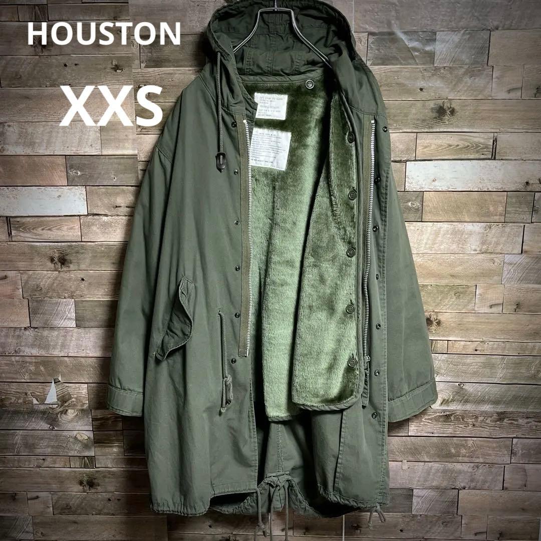 ファーライナー付き ヒューストン モッズコート M51 ミリタリー オリーブ