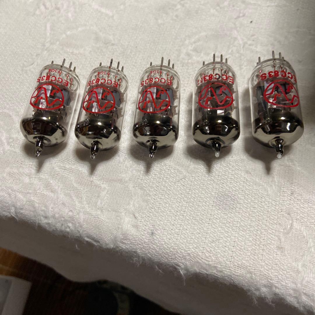 真空管　JJ ECC83s 5本セット