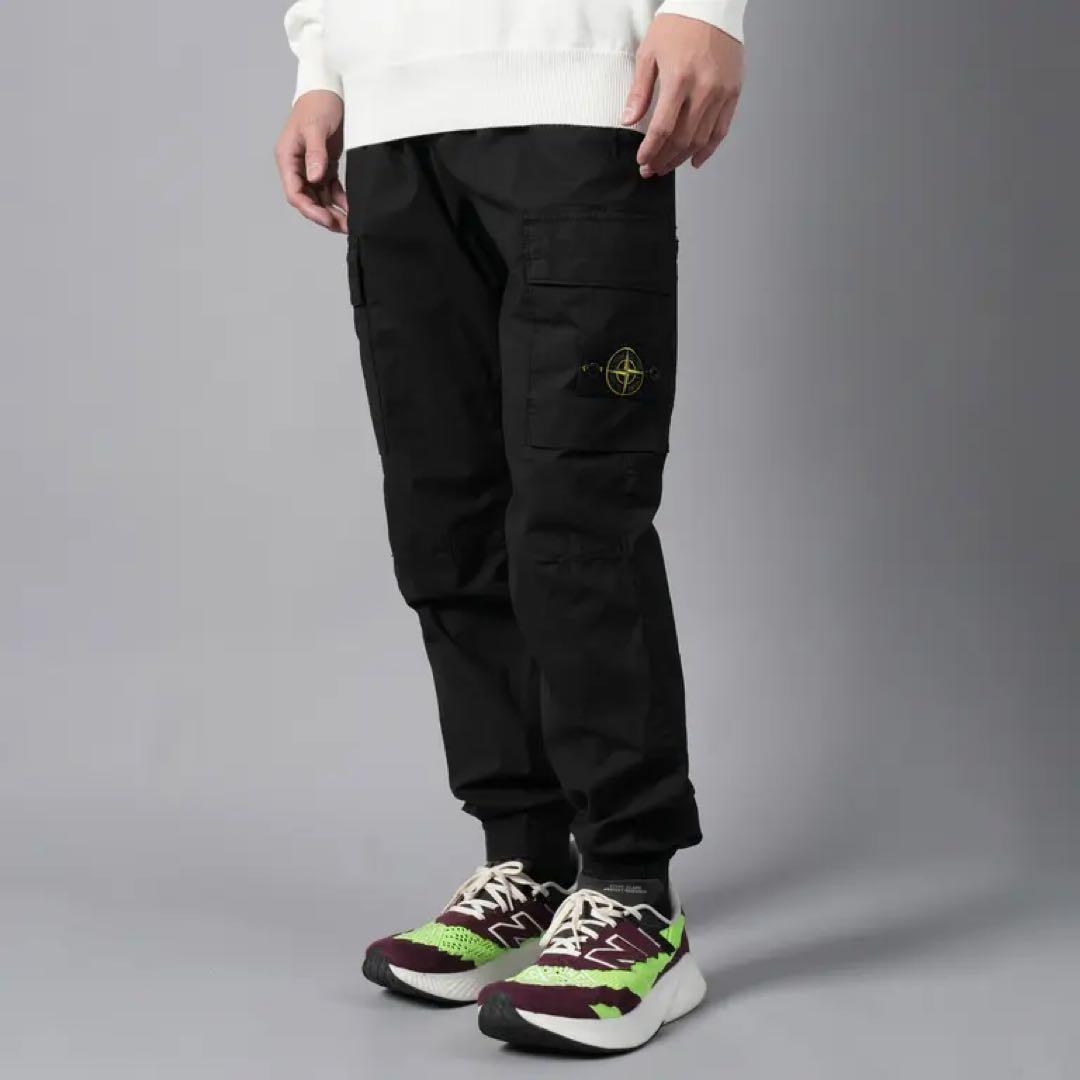 Stone  ブラックカーゴパンツ