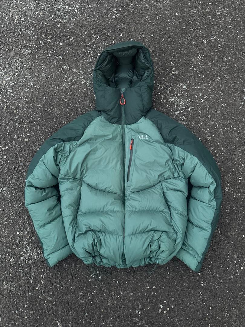 rab ダウンジャケット ターコイズ Columbia mont-bell似