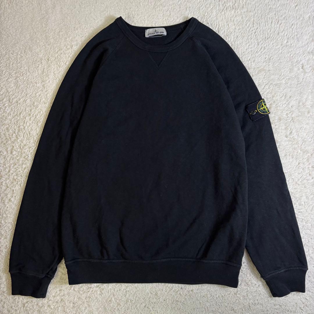 23SS STONE  トレーナー ブラック XL