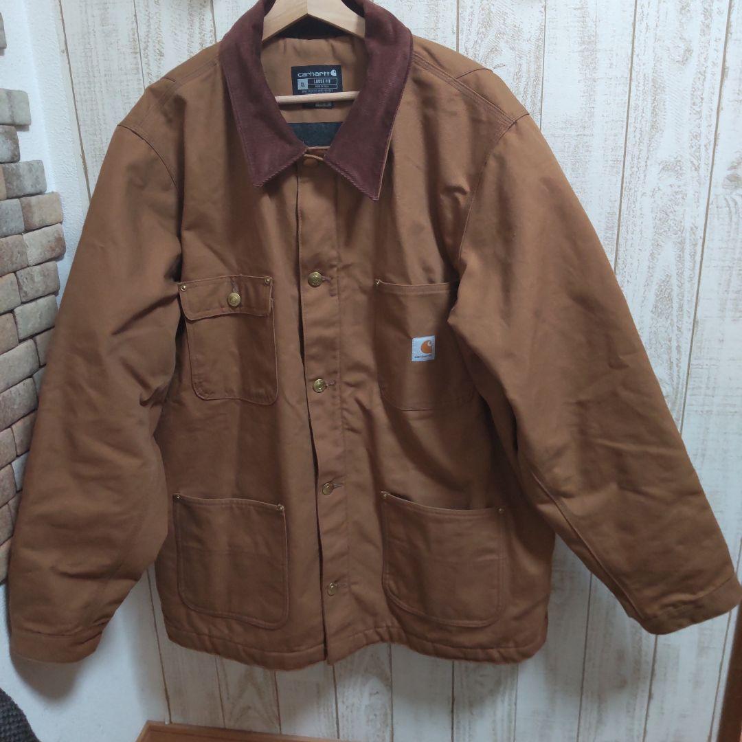 【美品】Carhartt カーハートダックチョアコート
