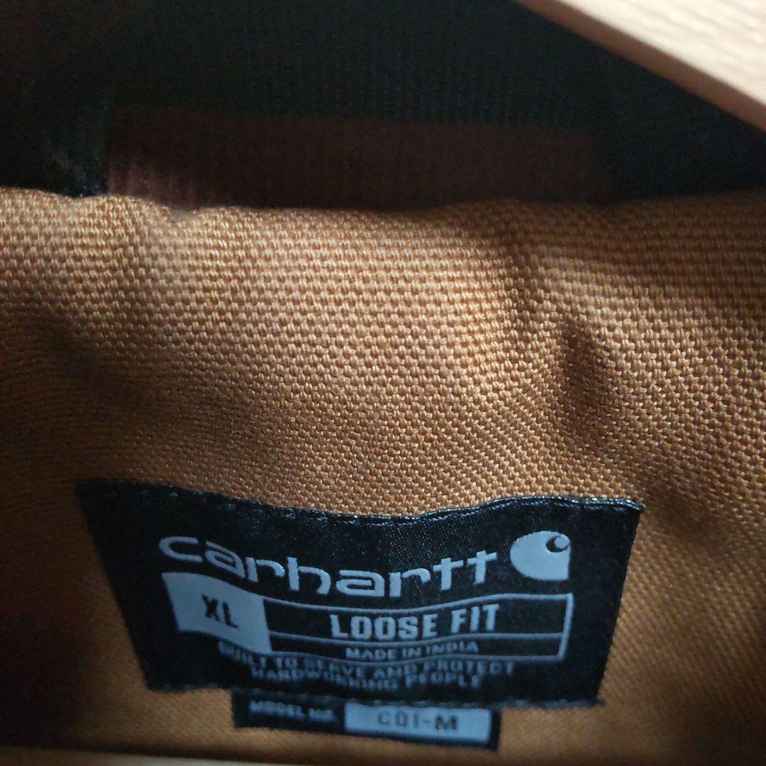 【美品】Carhartt カーハートダックチョアコート