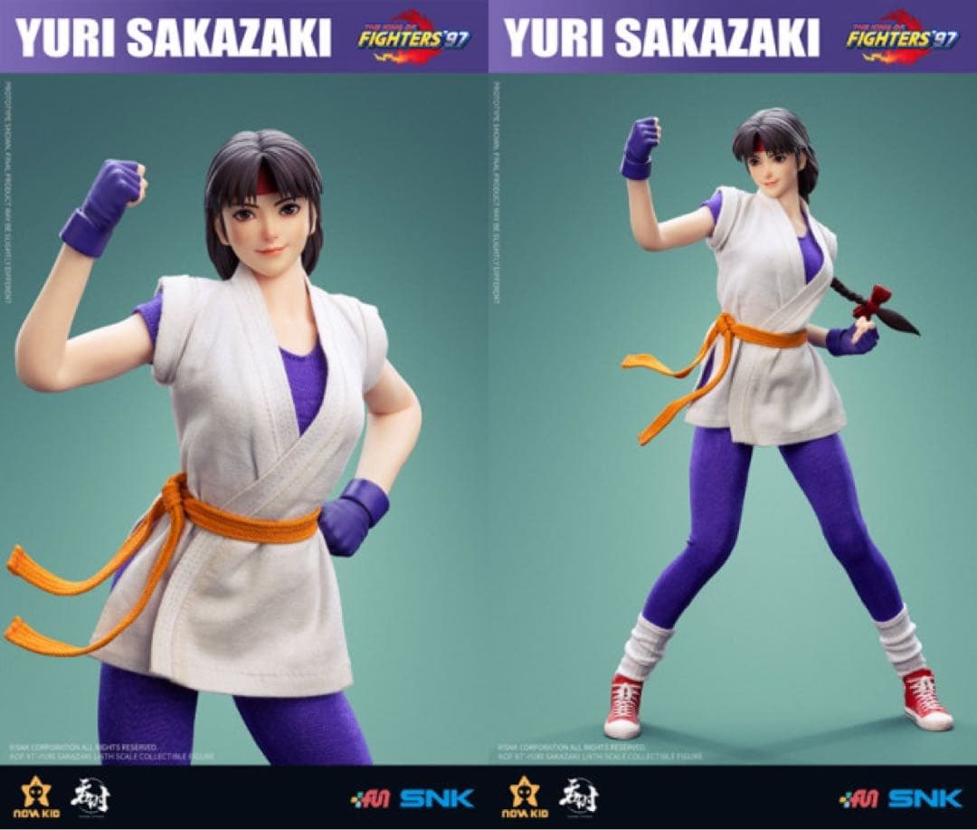 ザ・キング・オブ・ファイターズ ユリ・サカザキ 1/6シームレスドールフィギュア
