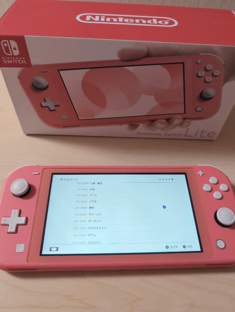 Nintendo Switch ライト ★SDカード付 コーラル ピンク