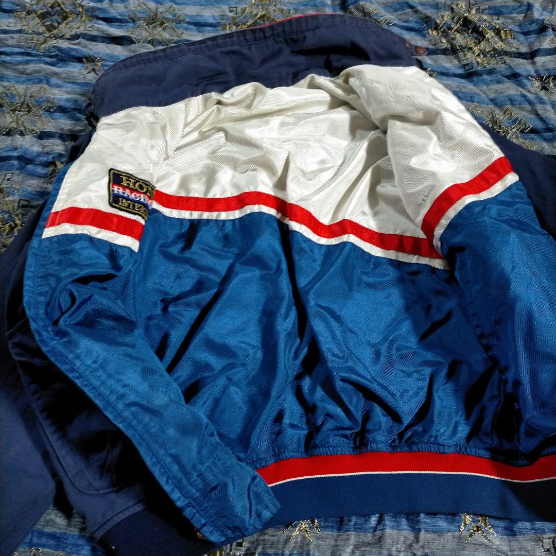 激レア ヴィンテージ ホンダ リバーシブル ジャンパー ブルゾン 袖ロゴ L