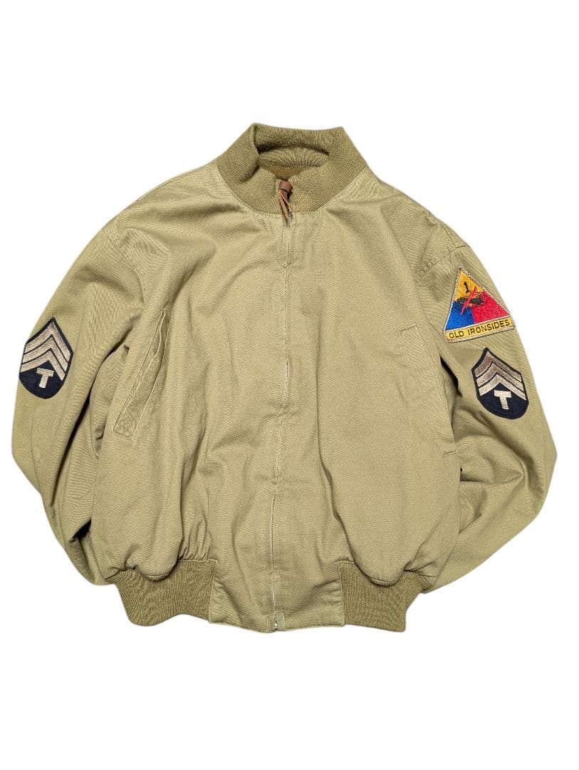 ワッペン付き 後期型 SESSLER タンカース コンバットジャケット 40R