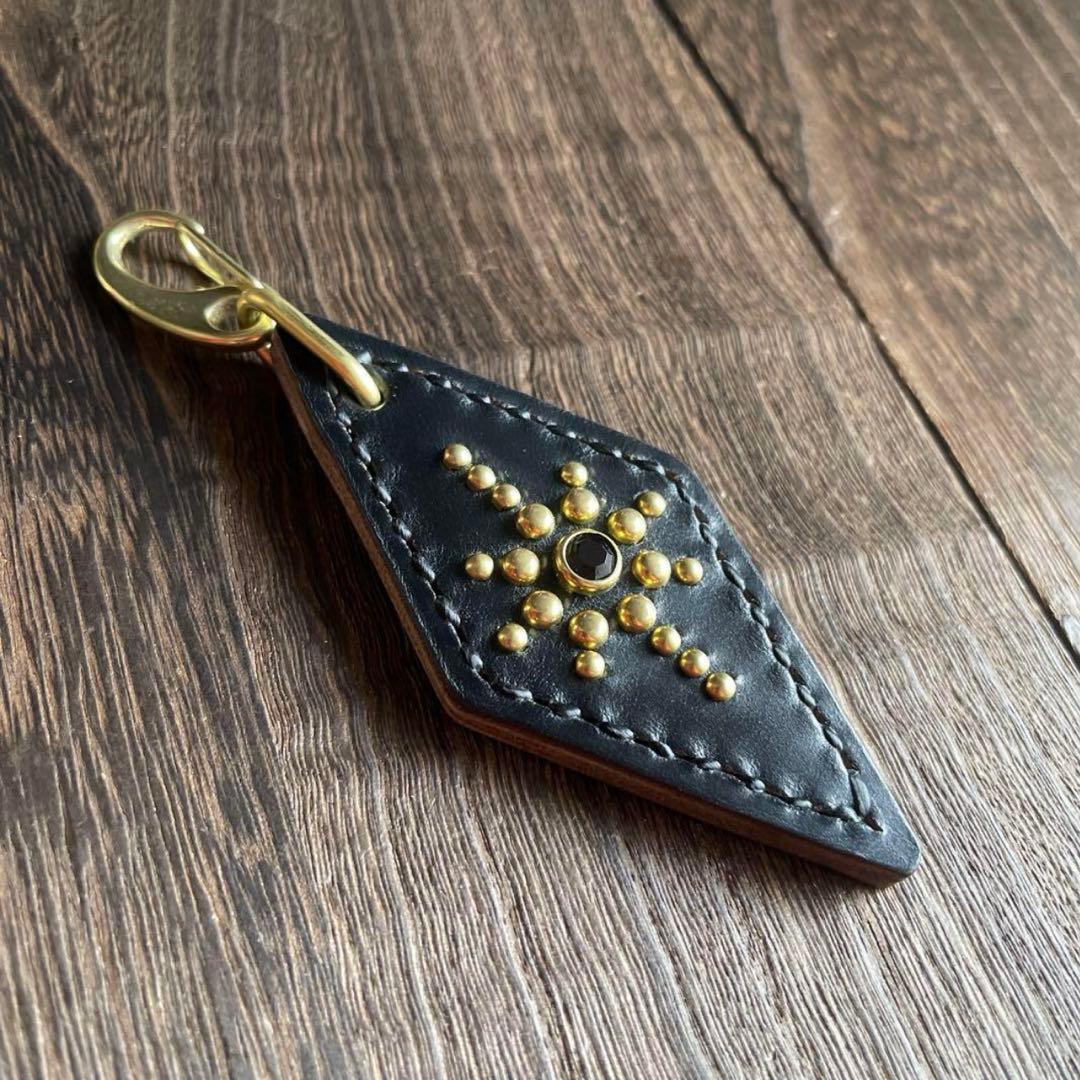 専用品２点まとめ　ウォレットチェーン4型真鍮　モーテルスタッズキーホルダー真鍮