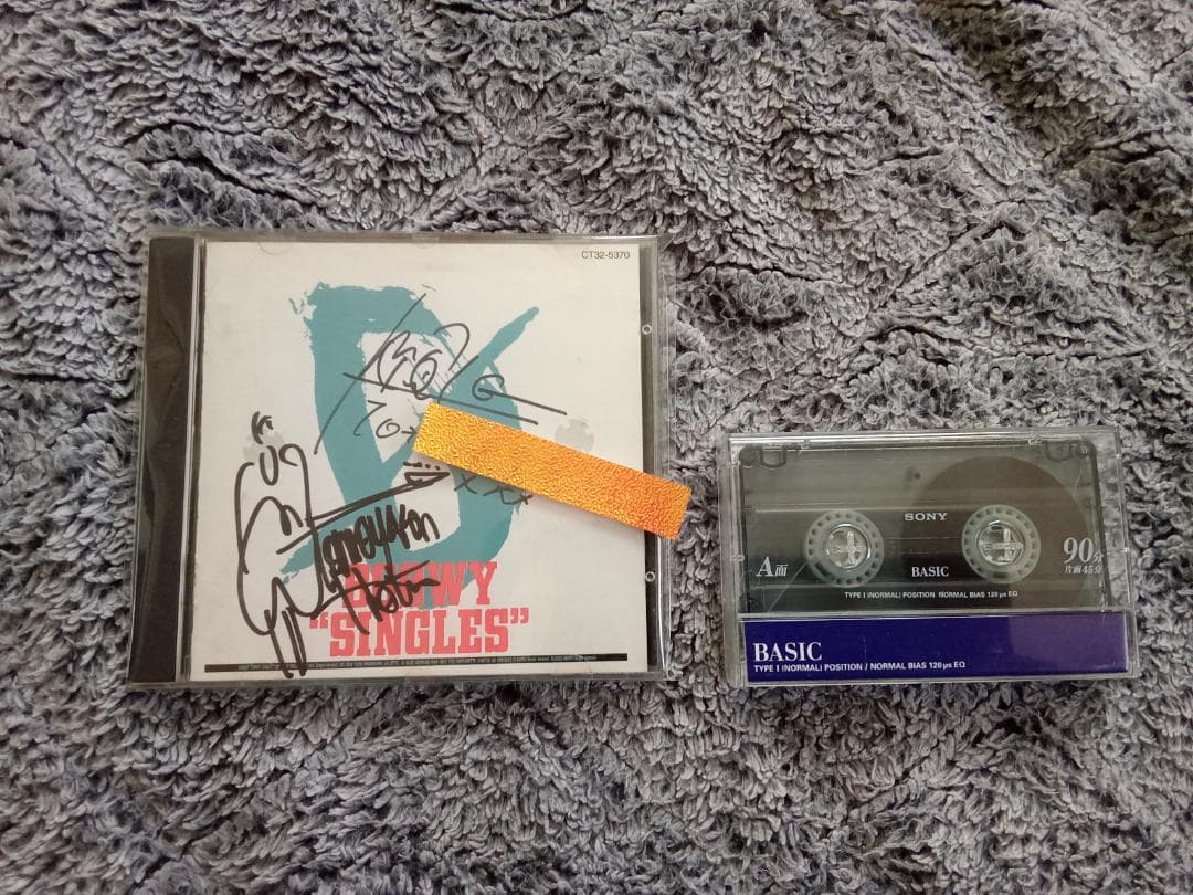 貴重 氷室京介 布袋寅泰 直筆サイン入りCD BOOWY