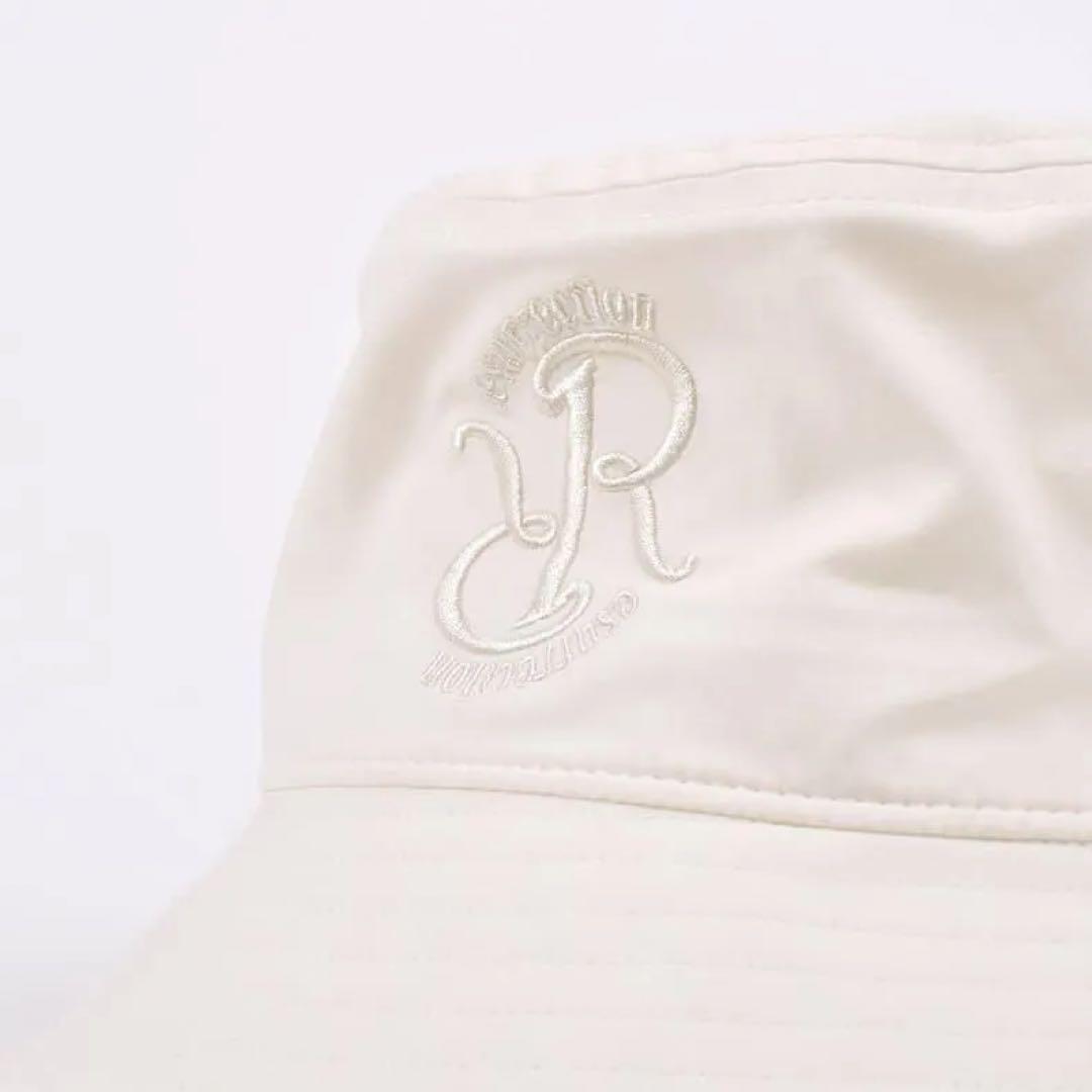 RRロゴエンボスバケットハット / ホワイト BE12HAT01 Lサイズ