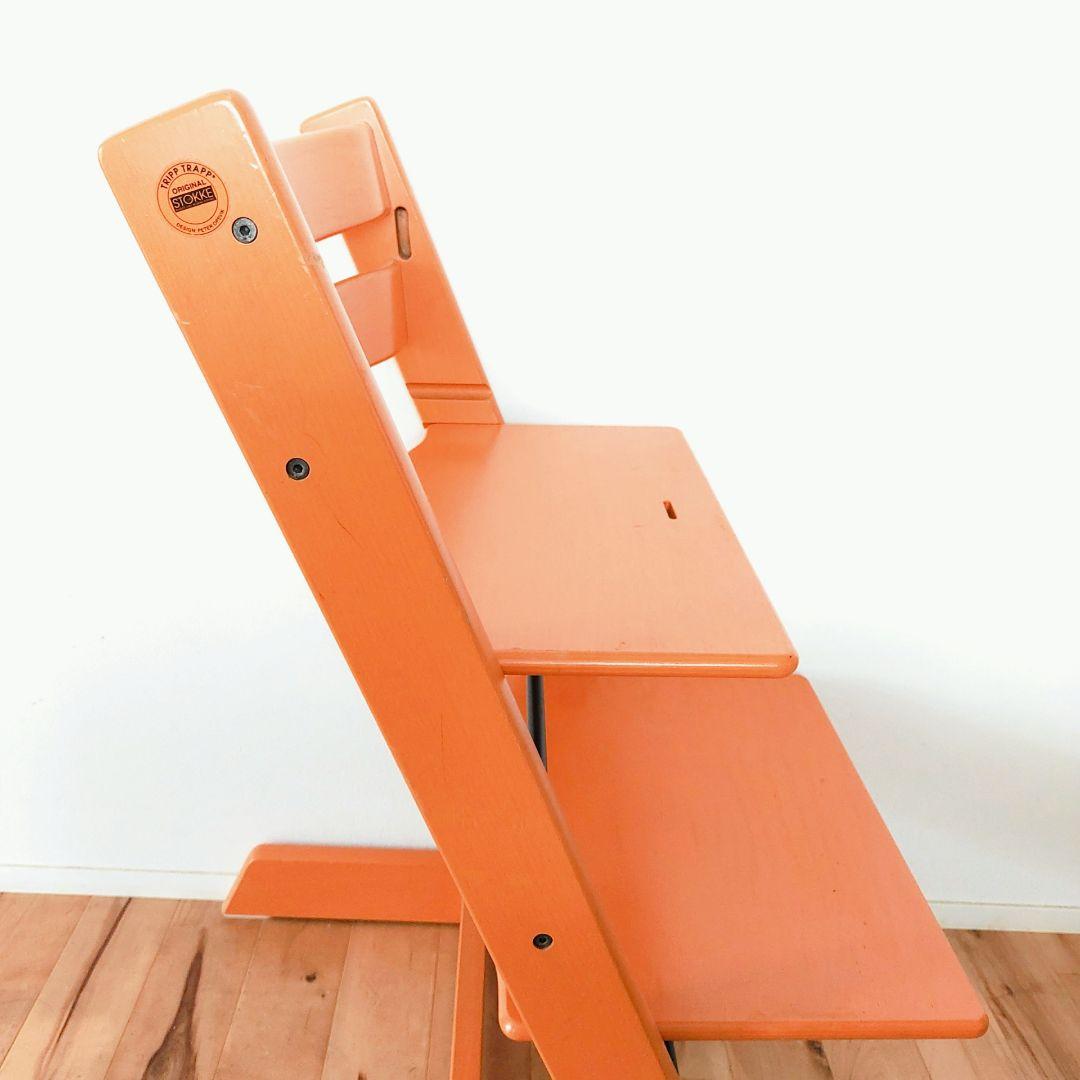 【希少】美品　現行モデル　STOKKE　トリップトラップ　シリアル4　テラコッタ