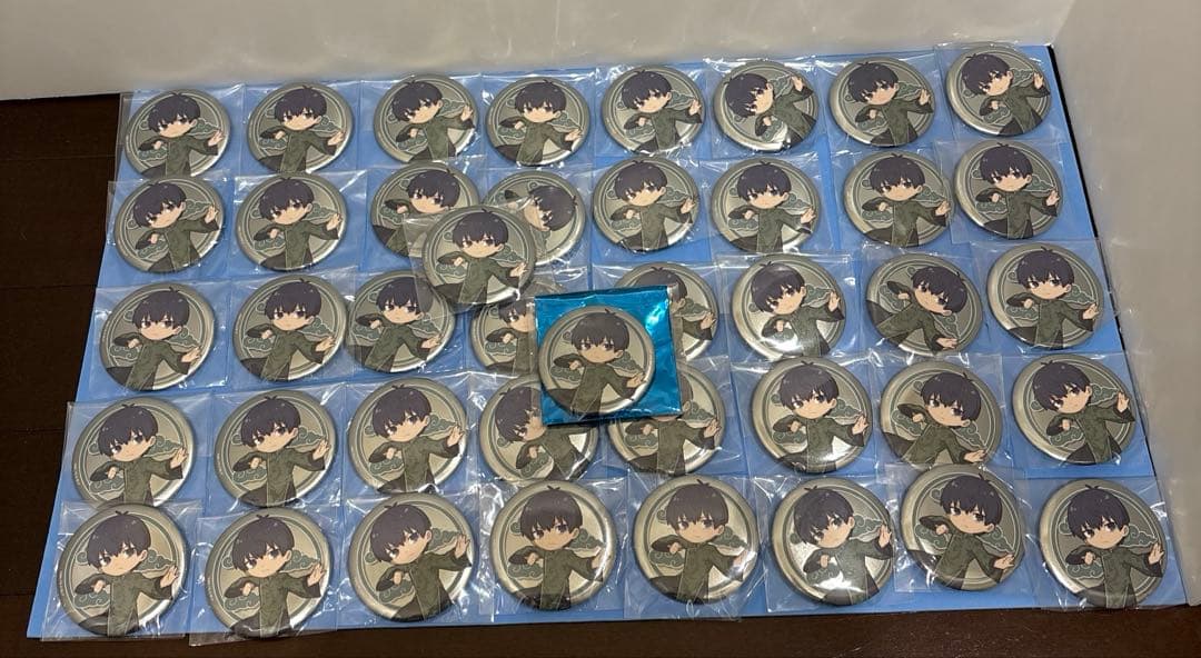 ブルーロック チャイナカンフー! メタリック缶バッジ【潔世一】42個セット