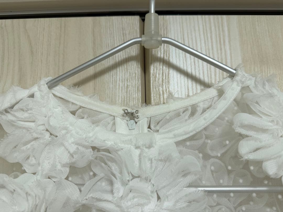 トップス Acka. flower peplum blouse